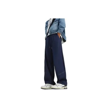 FOR FEAR THAT Casual Pants Unisex Denim Blue