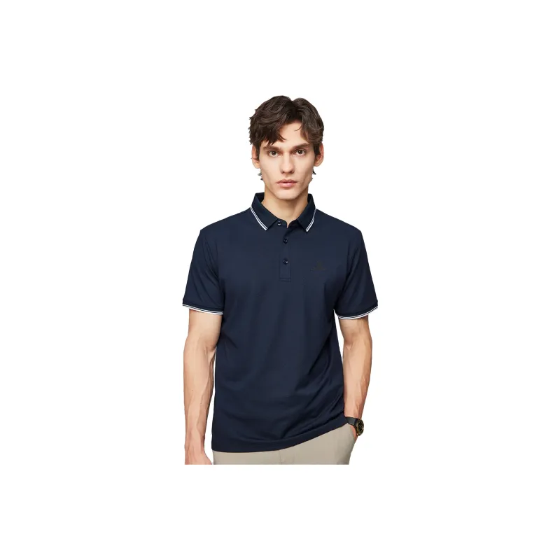 Red bean Polo Shirts Men-0