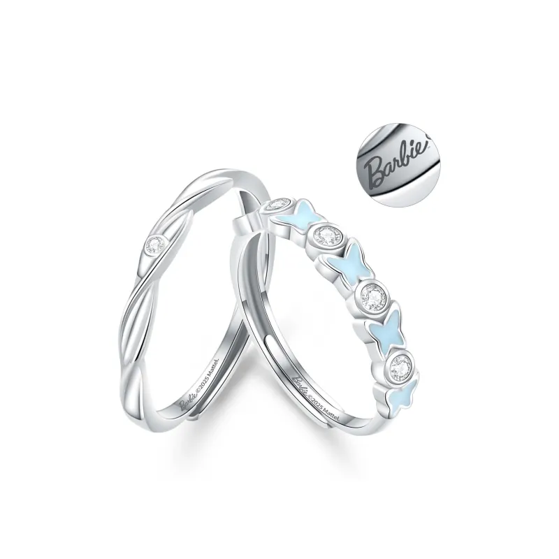 Barbie Synthetic Cubic Zirconia Rings Unisex-7