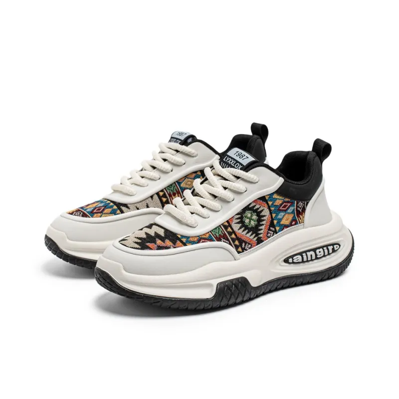 AD Height Increasing Slip Resistant Low Top Chunky Sneakers Men's-6
