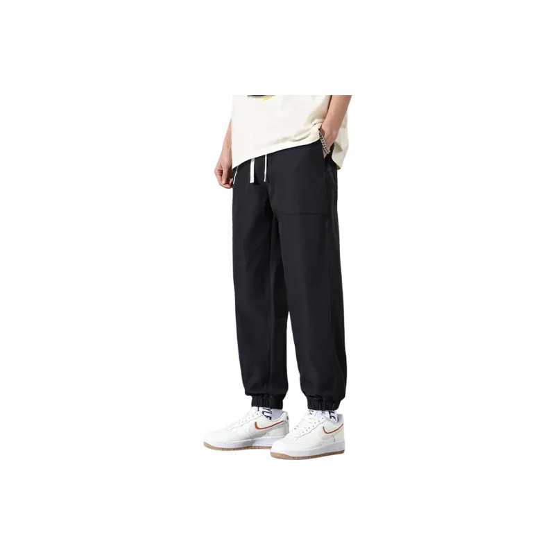 RENBEN Casual Pants Unisex Army Green-1