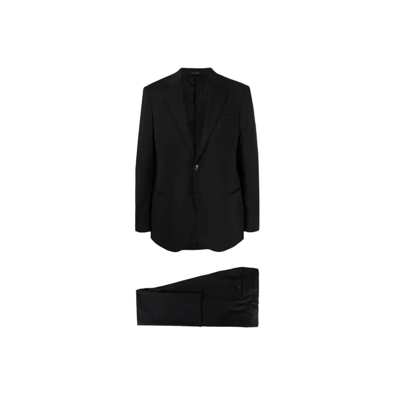 GIORGIO ARMANI Business Suits Men Black-0
