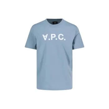 A.P.C Flocked logo T shirt