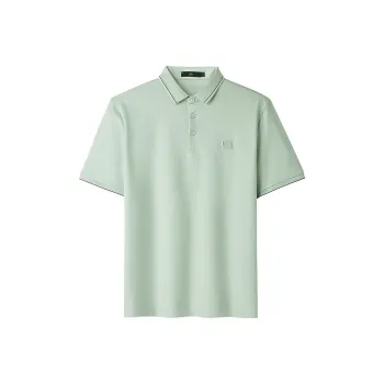 HLA Polo Shirt Men's Light Aqua Green 07