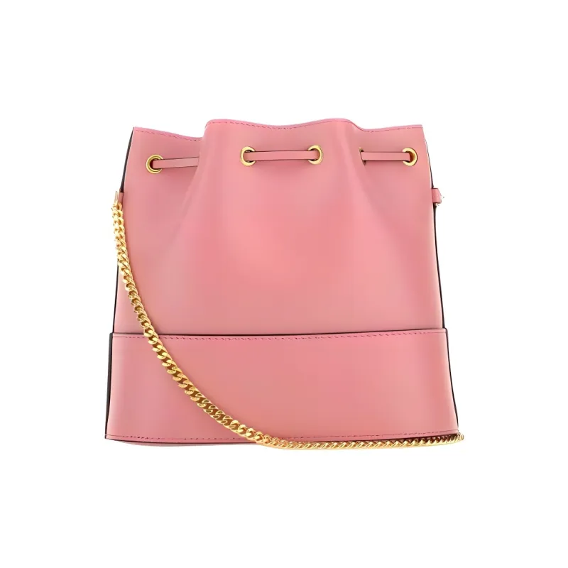 Valentino Vlogo Lambskin Bucket Bag Shoulder Bag Crossbody Bag Mini Women's Pink-2
