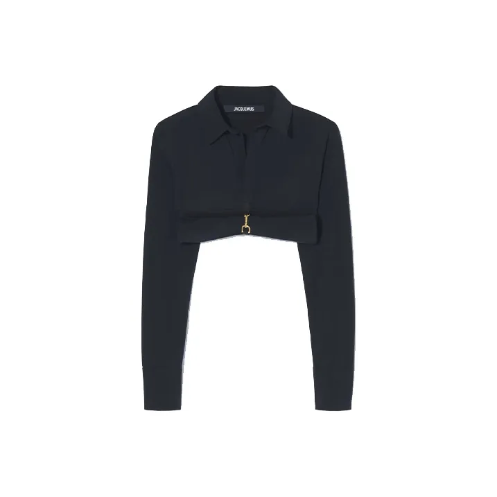 Jacquemus Crop Tops Women's Black-0