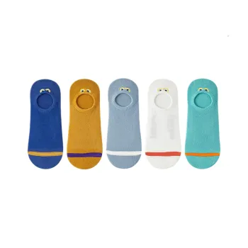 Cotton Gene No Show Socks Men's 5 Pack