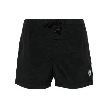 STONE ISLAND Slim Fit Metal Nylon Swim Trunks