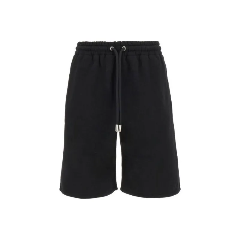OFF WHITE Logo embroidered Cotton Shorts-0