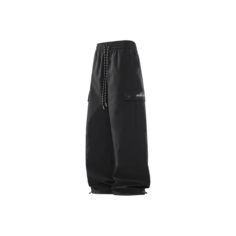 MIIOW Casual Pants Unisex Black-0