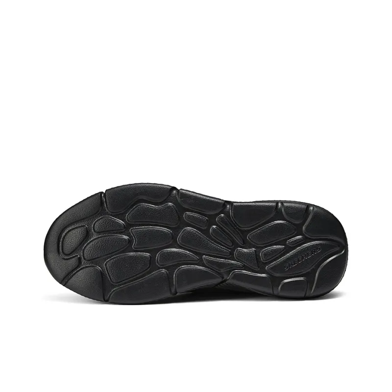 Skechers Slip Resistant Low Cut Running Shoes 'Black'-5