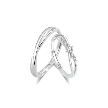 Zocai 999 Fine Silver Rings Unisex