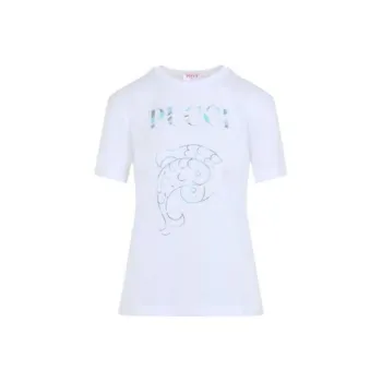 EMILIO PUCCI Logo print T shirt