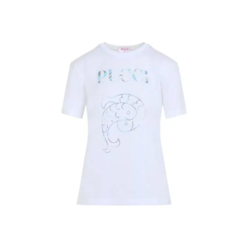 Pucci Logo print T shirt-0