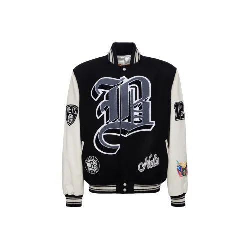 JEFF HAMILTON X Brooklyn Nets '/White' Bomber Jacket