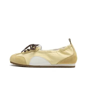 FAIRWHALE Casual Single Shoes Women's Yellow