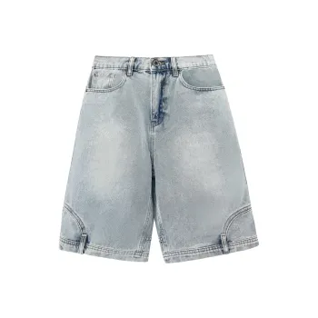 FAR BACK Denim Shorts Unisex