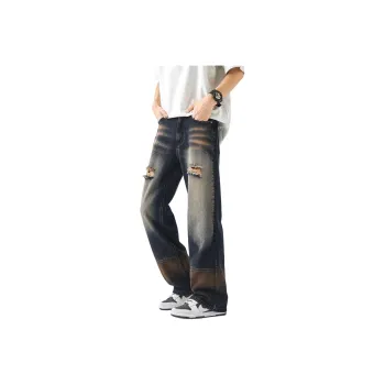 NVRFRGT Jeans Unisex Blue Gray