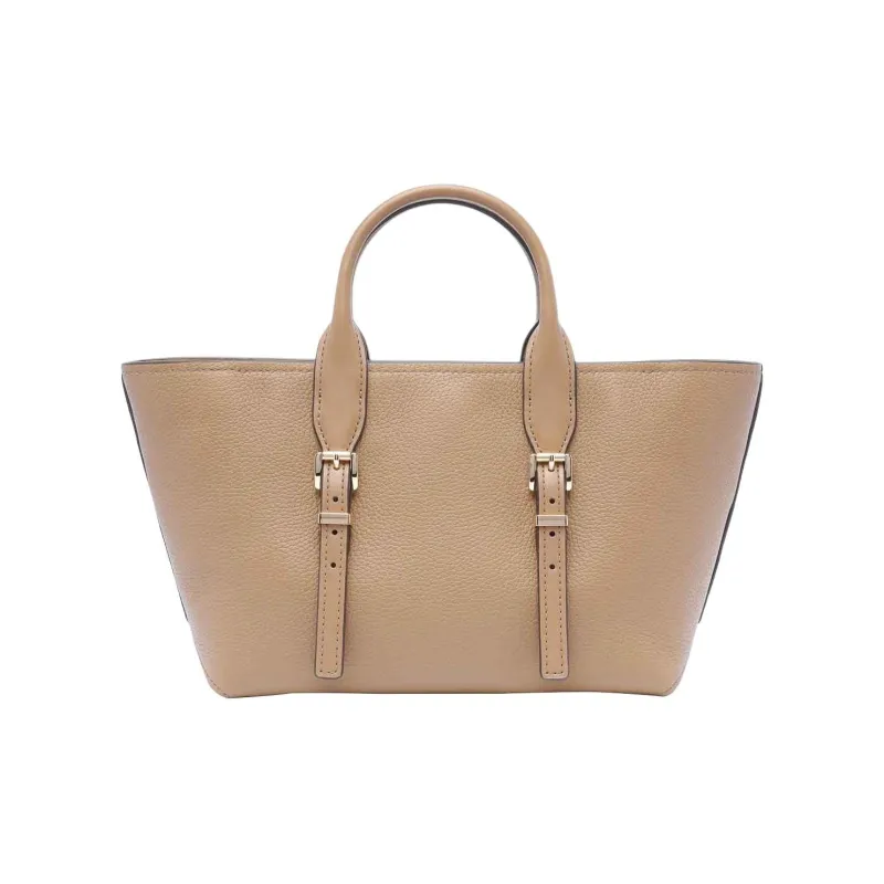 MICHAEL KORS Moore Calfskin Shoulder Bag, Crossbody Bag, Handbag Women's Light Camel-2