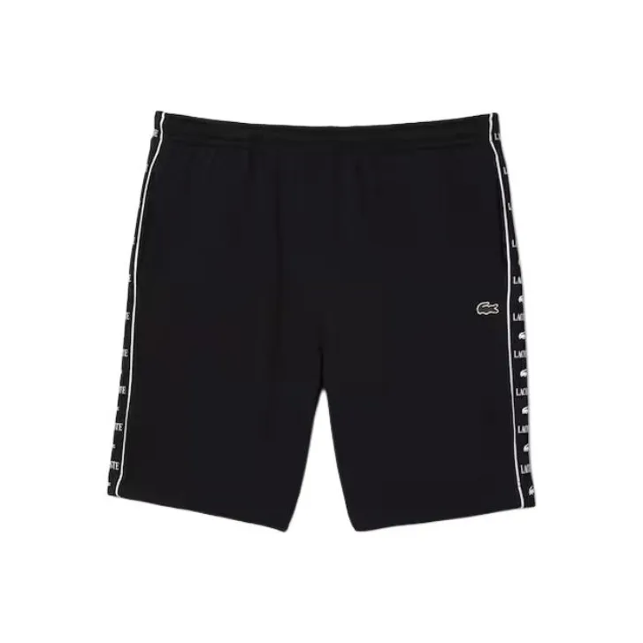 LACOSTE Logo stripe Fleece Shorts-0