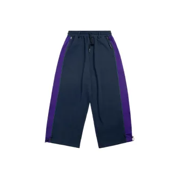 PHANTACI Casual Pants Men Navy Blue