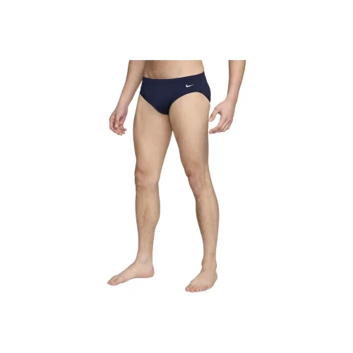 Nike Swim Solid Swimming Shorts Men's Deep Navy Blue