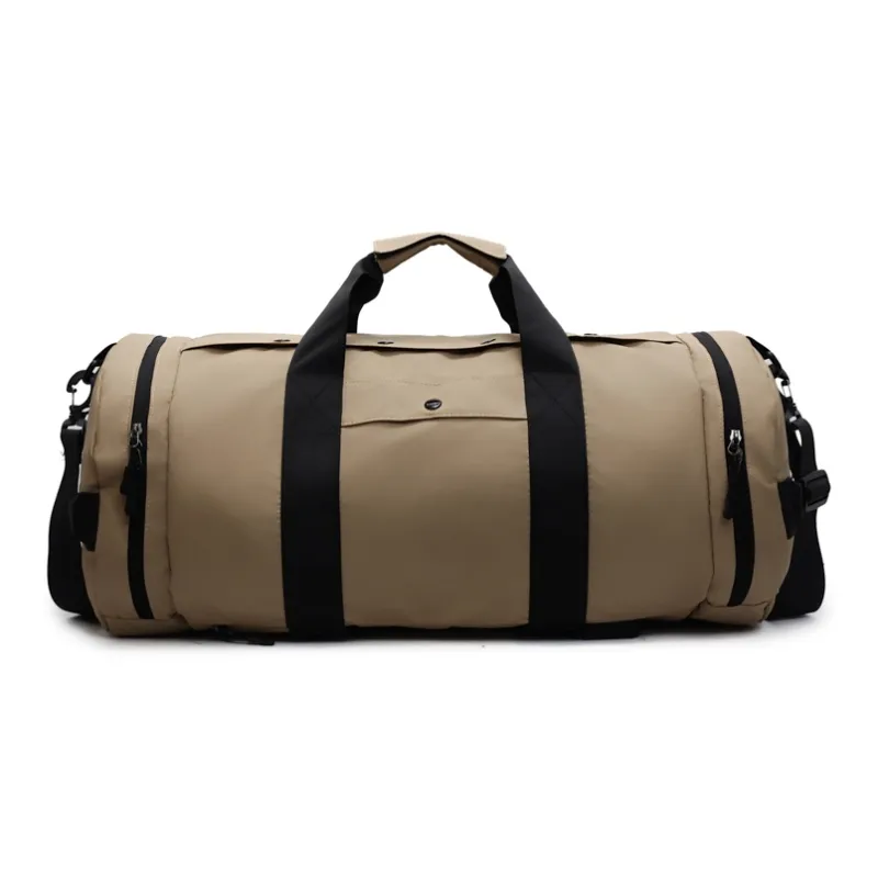 Yalu Fabric Handbag Regular Unisex Black/Gray/Khaki-12