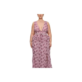PRINCESS POLLY NIKOLISE TOP PURPLE CURVE Tank Tops Women's PURPLE/Purple