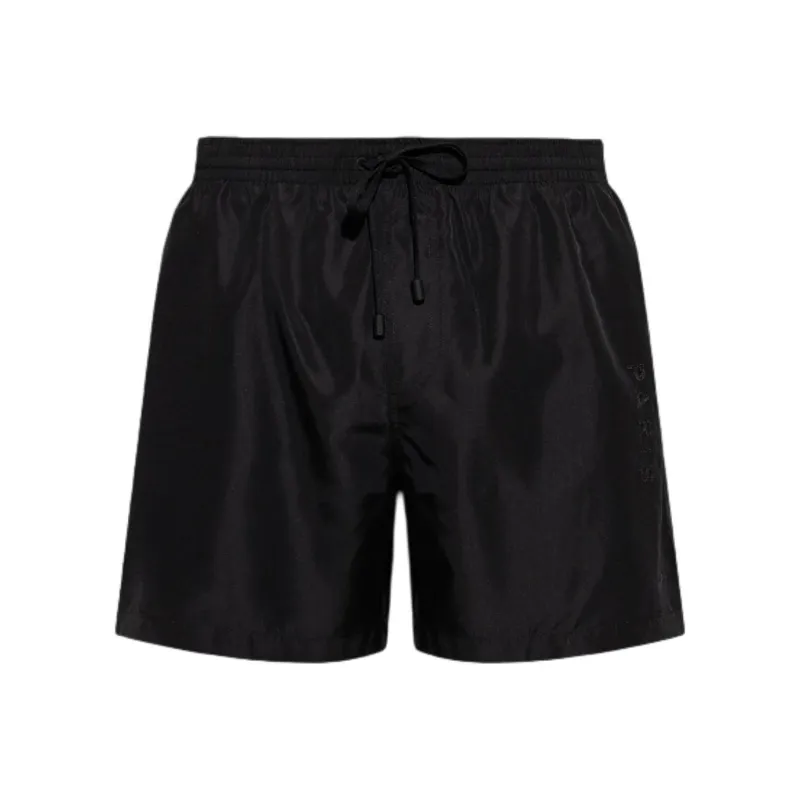 BALMAIN Logo Detailed Drawstring Swim Shorts-0