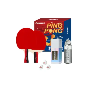 Kawasaki Swift Wind Collection Ping Pong Paddle Ping Pong Paddles Unisex Shakehand Grip Penhold Grip Red