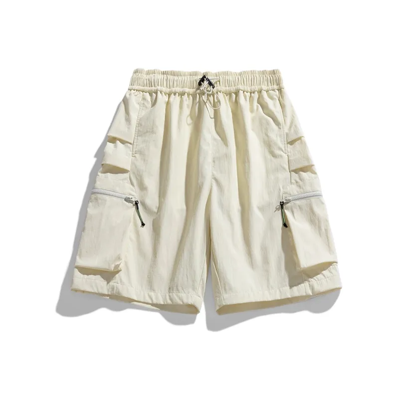GROW DATE Cargo Shorts Unisex Army Green-4