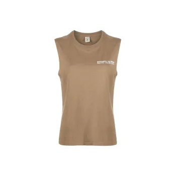 SPORTY & RICH Made In Usa Muscle T-Shirt 'Espresso/White'