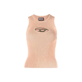 DIESEL Tank Tops Women's Coral Pink