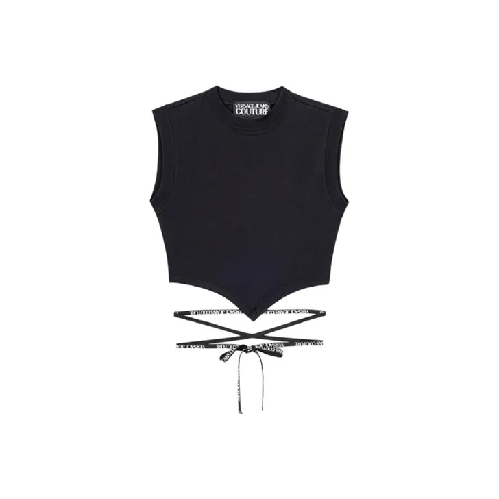 VERSACE JEANS COUTURE SS23 Tank Top Women's Black-0