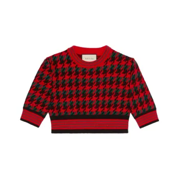 GUCCI SS21 Sweater Women's Red Black Multicolor