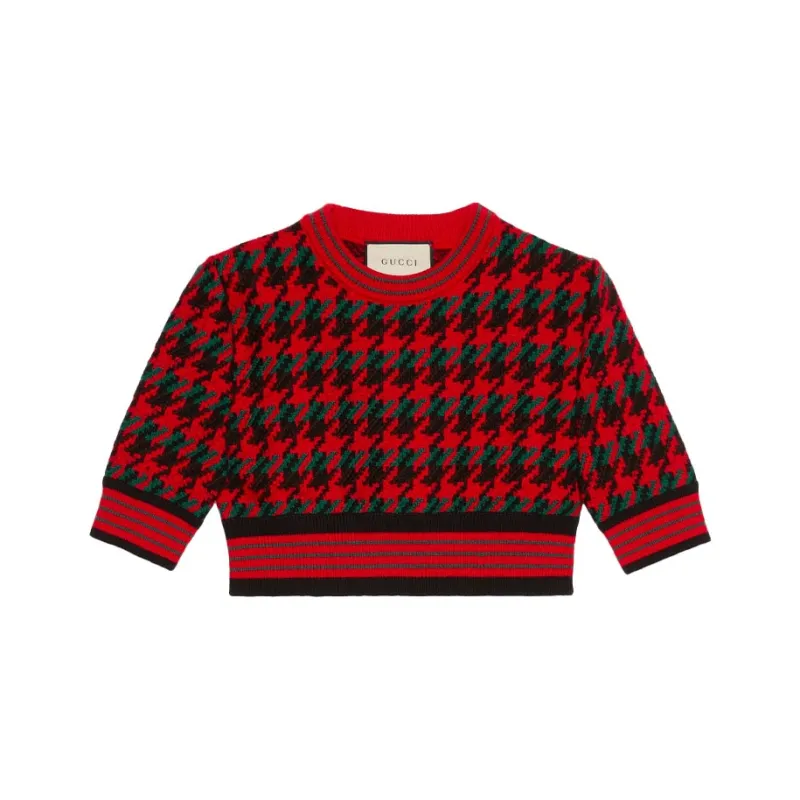 GUCCI SS21 Sweater Women's Red Black Multicolor-0