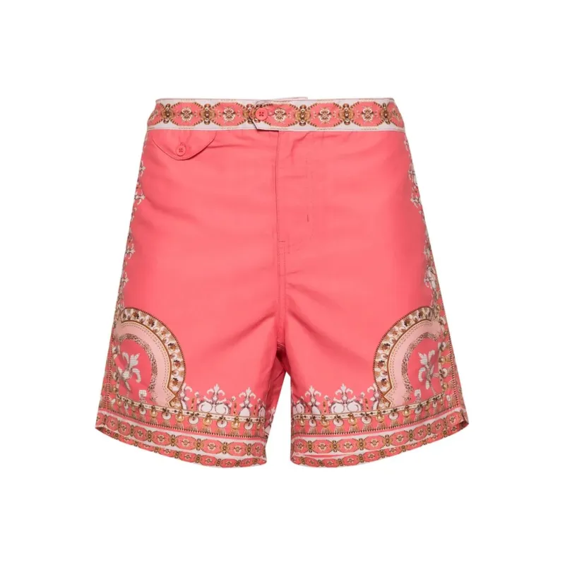 Camilla Shell Games Tailored Swim Shorts-0