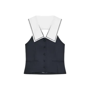 ZARA Tank Top Women's Deep Sea Blue