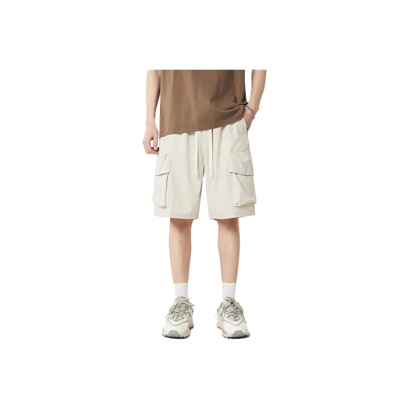 33TH Cargo Shorts Unisex Orange-5