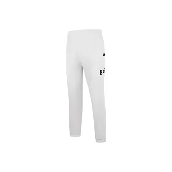 QIAODAN Sports Life Collection Casual Pants Men's Pearl White Flower Gauze