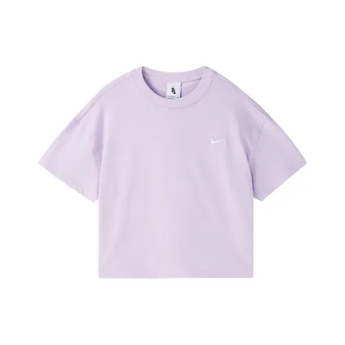 Nike Crop Tops Women's Pink Purple