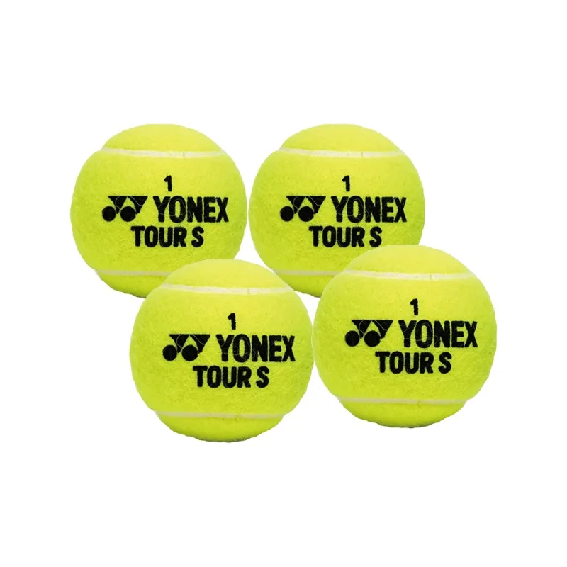 YONEX TOUR S Tennis Balls Wool, Nylon, Polyester Training Ball Yellow-3