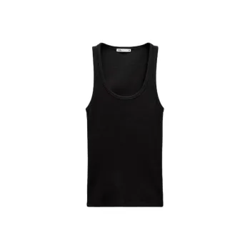 ZARA Tank Tops Women's Black