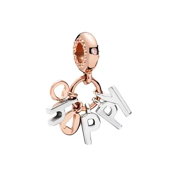 Pandora 925 Sterling Silver Charms / Pendants Women's Rose Gold