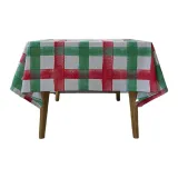 Red Green Plaid, without Lace Trim