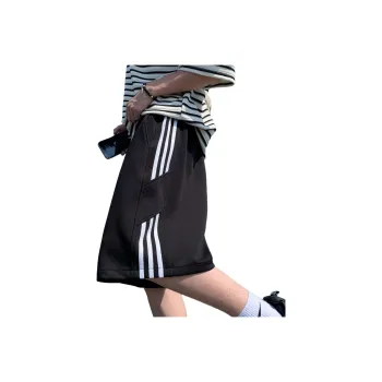 WHELVE Casual Shorts Unisex Black