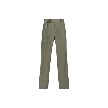 DRIES VAN NOTEN Belted Straight Leg Pants