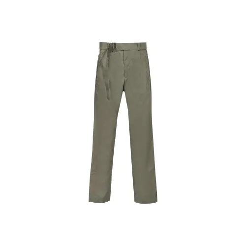DRIES VAN NOTEN Belted Straight Leg Pants