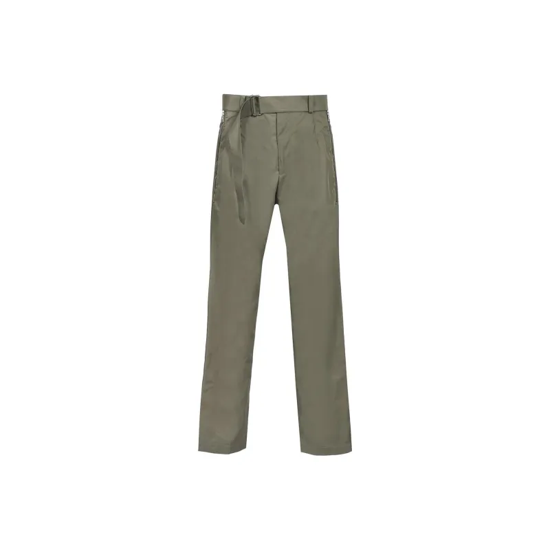 DRIES VAN NOTEN Belted Straight Leg Pants-0