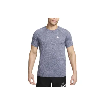 Nike Heathered Short-Sleeve Hydroguard Swim Shirt Men'swimwear Men's Gray
